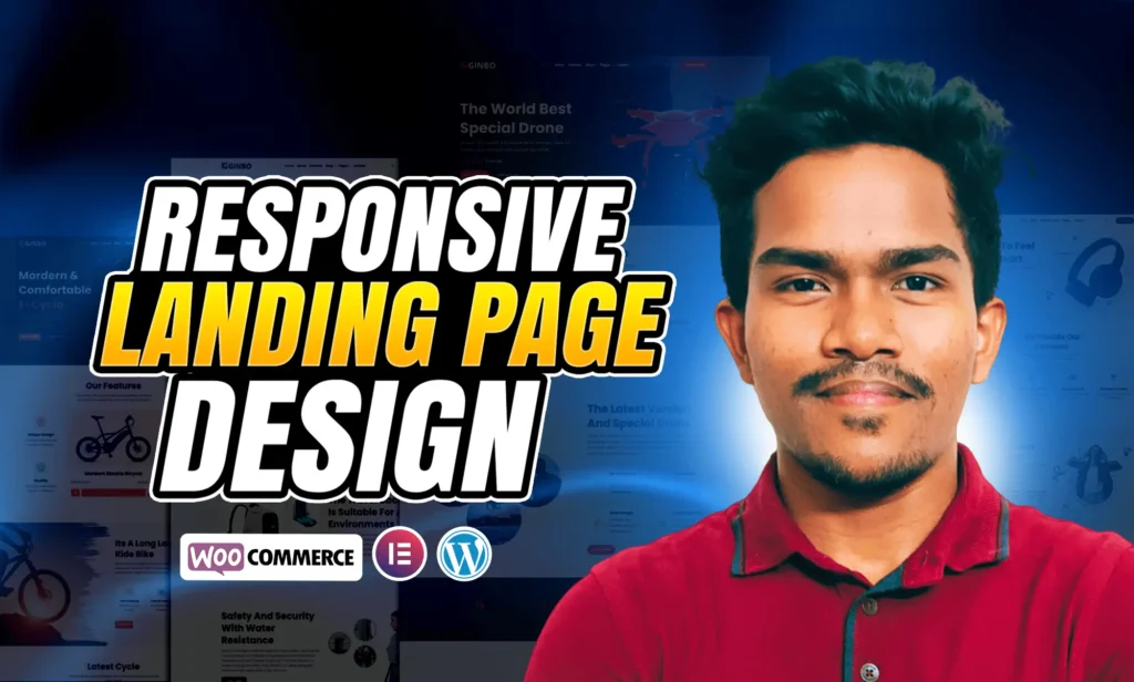 responsive landing page design - mahamudul hasan